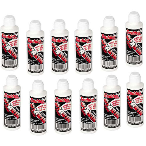 Geddex 91612 Dial-In Window Marker White Case 12x3oz Bottle Geddex 91612