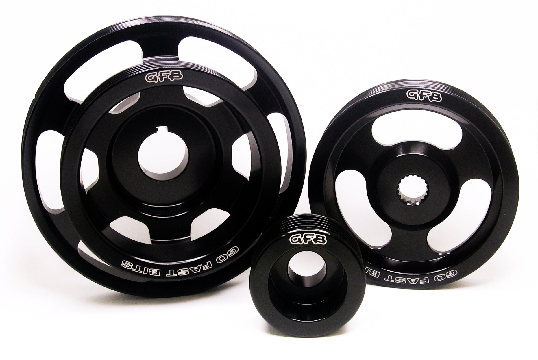 GFB Go Fast Bits 2014 Pulley Kit 3pc Kit Underdrive Subaru 08-14 GFB Go Fast Bits 2014