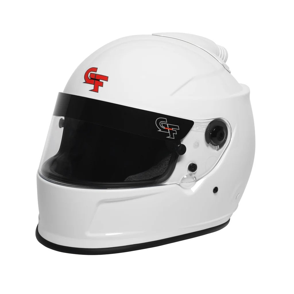 G-FORCE Racing Gear 13008SMLWH Helmet Revo Air Small White G-FORCE Racing Gear 13008SMLWH
