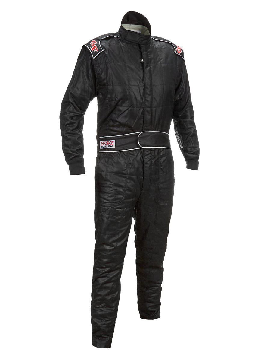 G-FORCE Racing Gear 35451LRGBK Suit G-Limit Large Black SFI-5 G-FORCE Racing Gear 35451LRGBK