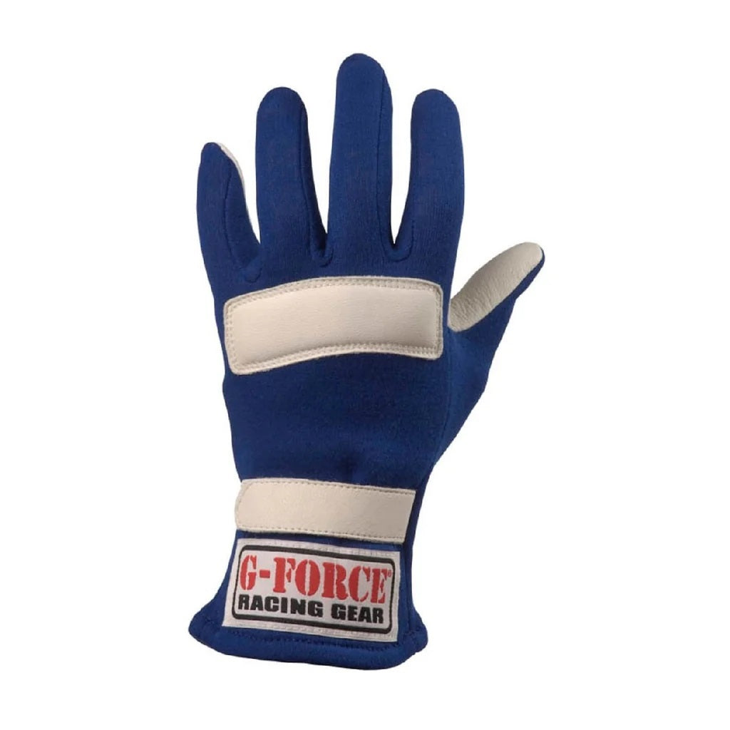 G-FORCE Racing Gear 4101CMDBU G5 Racing Gloves Child Medium Blue G-FORCE Racing Gear 4101CMDBU