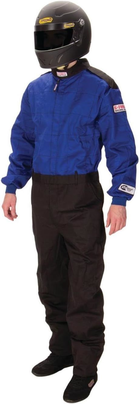 G-FORCE Racing Gear 4125CMDBU Suit GF125 Child Medium Blue G-FORCE Racing Gear 4125CMDBU