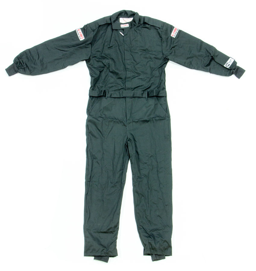 G-FORCE Racing Gear 4125MEDBK Suit GF125 Medium Black G-FORCE Racing Gear 4125MEDBK