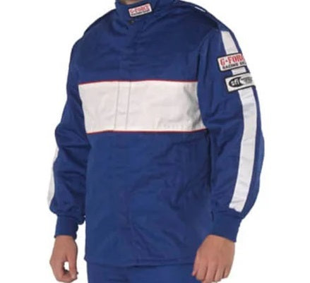 G-FORCE Racing Gear 4385LRGBU GF505 Jacket Only Large Blue G-FORCE Racing Gear 4385LRGBU