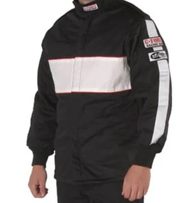 G-FORCE Racing Gear 4385SMLBK GF505 Jacket Only Small Black G-FORCE Racing Gear 4385SMLBK