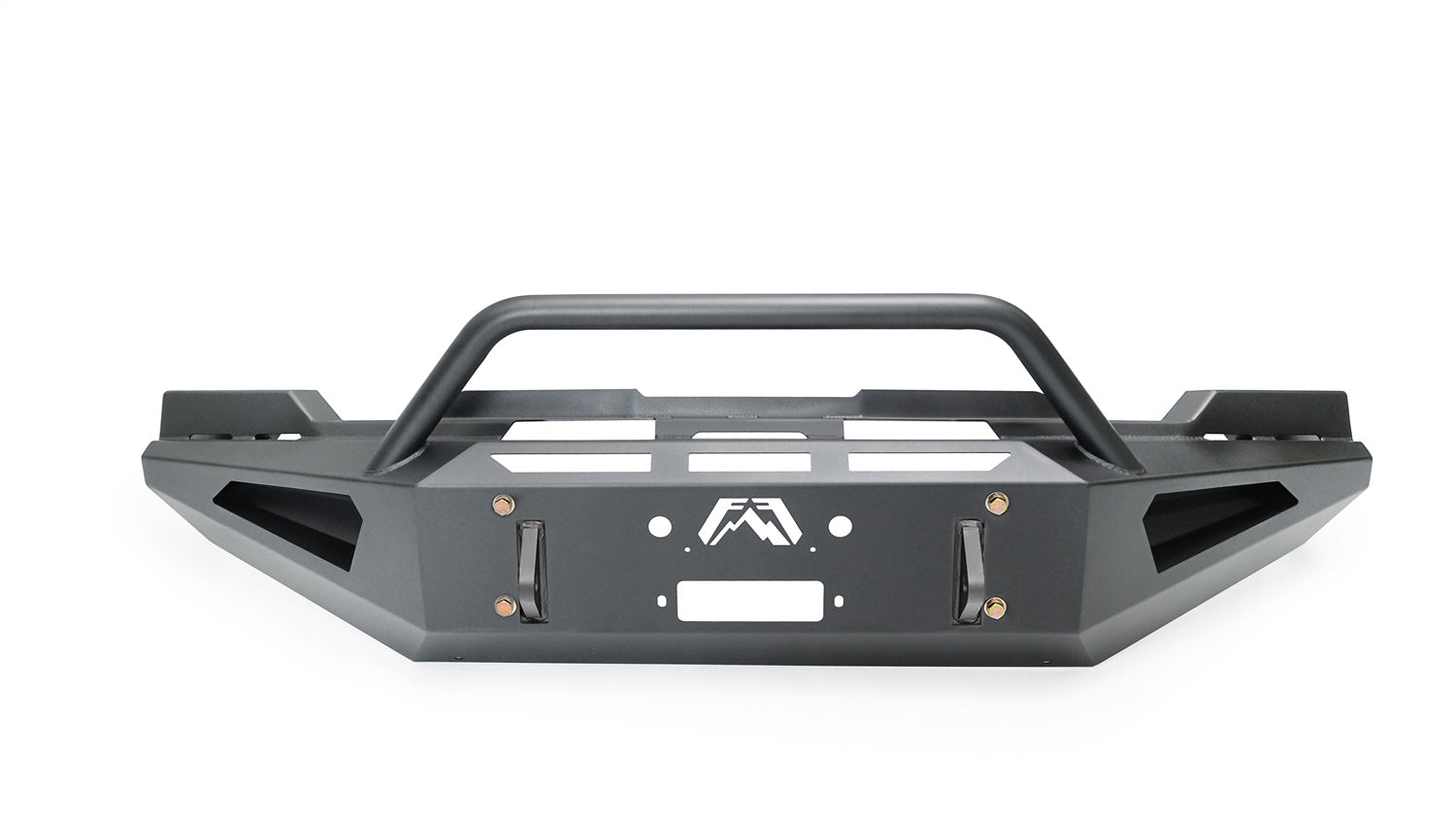 Fab Fours GM20-RS5062-1 Red Steel Front Bumper; w/Pre-Runner Guard; Fab Fours GM20-RS5062-1