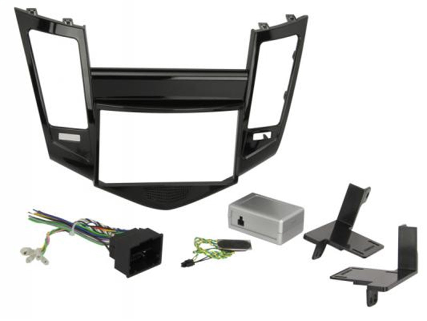 Scosche GM5202AB Custom Fit ISO Double DIN Or Single DIN w/Pocket Dash Kit Scosche GM5202AB