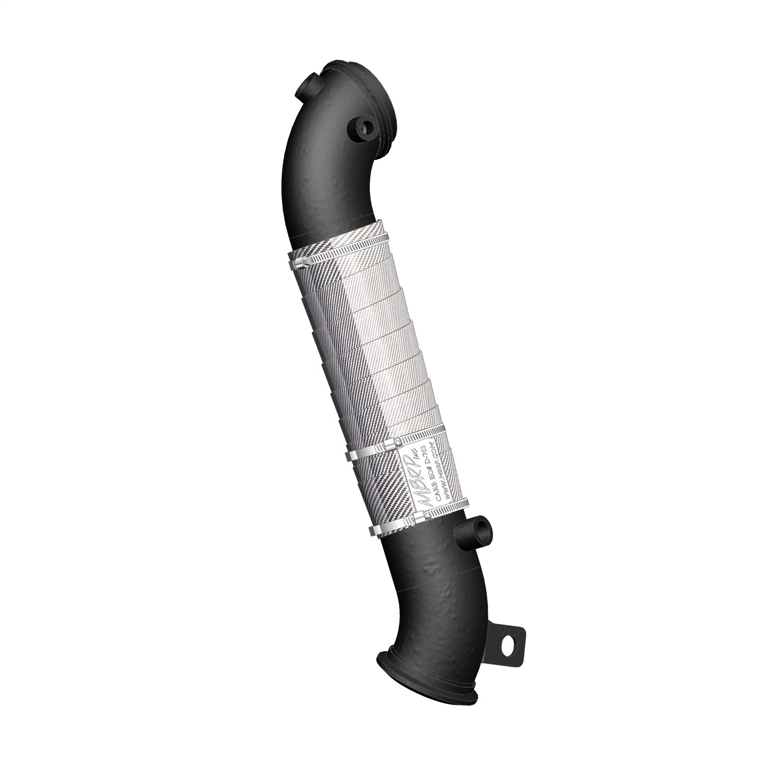 MBRP Exhaust GMCA427 Armor Lite Turbocharger Down Pipe; 3 in. Diameter; 4.5 in. Outlet Diameter Tip; MBRP Exhaust GMCA427