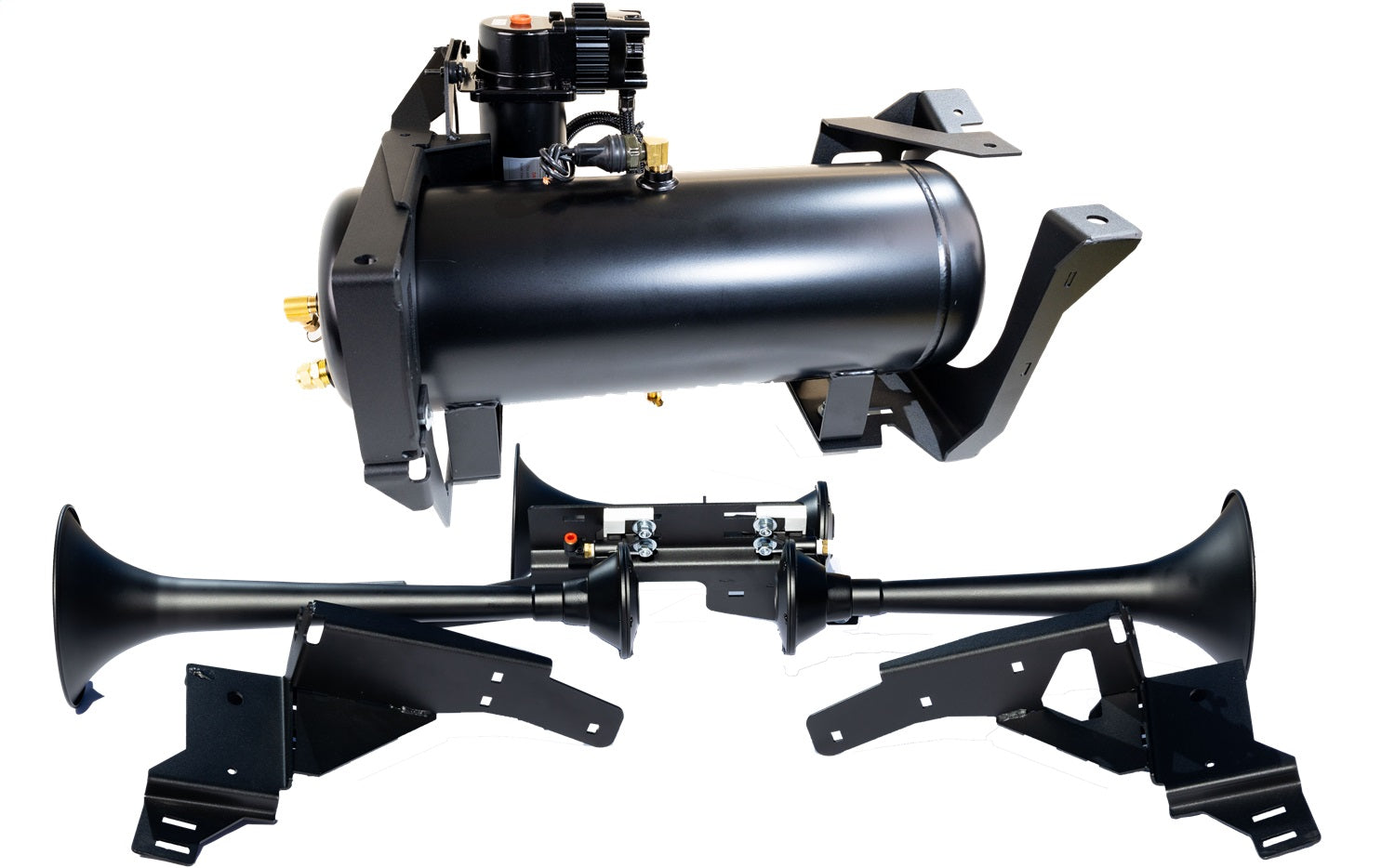 Kleinn Automotive Air Horns GMHD-734 Train Horn And Onboard Air System w/Horn Kleinn Automotive Air Horns GMHD-734