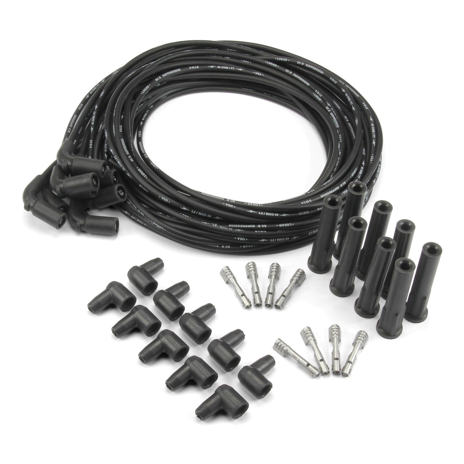 Lokar GMLS4005 Spark Plug Wire Set Lokar GMLS4005