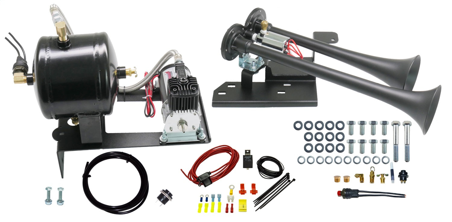 Kleinn Automotive Air Horns GMTRK4 Bolt-On Dual Air Horn System Kleinn Automotive Air Horns GMTRK4