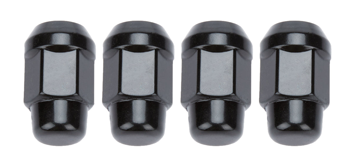 Gorilla Automotive Products 41187BCB 4 Lugnuts Acorn Bulge 1/2 Black Gorilla Automotive Products 41187BCB