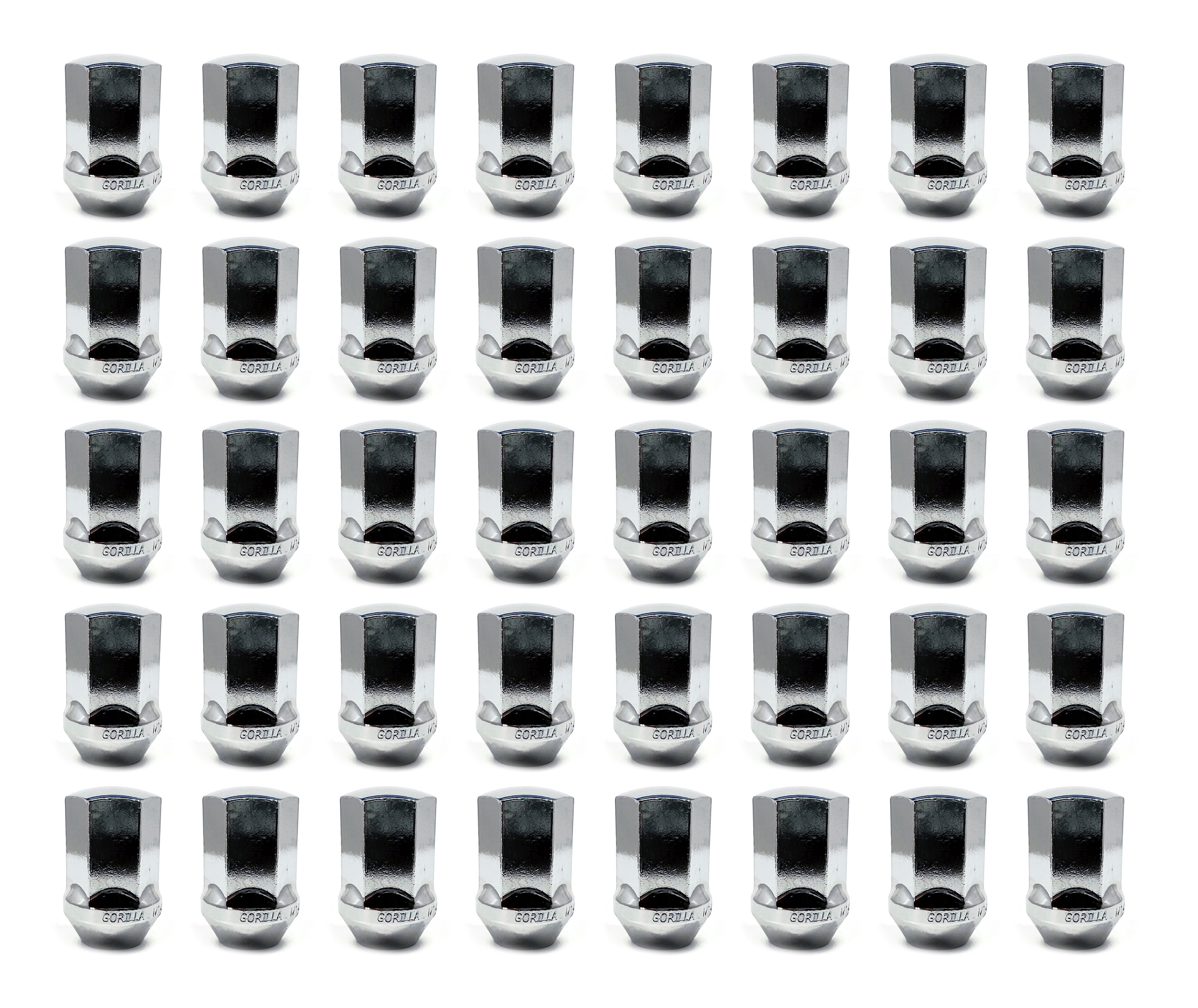 Gorilla Automotive Products 61148FS 40 Lugnuts 14mm x 1.5 13/16 Hex Gorilla Automotive Products 61148FS