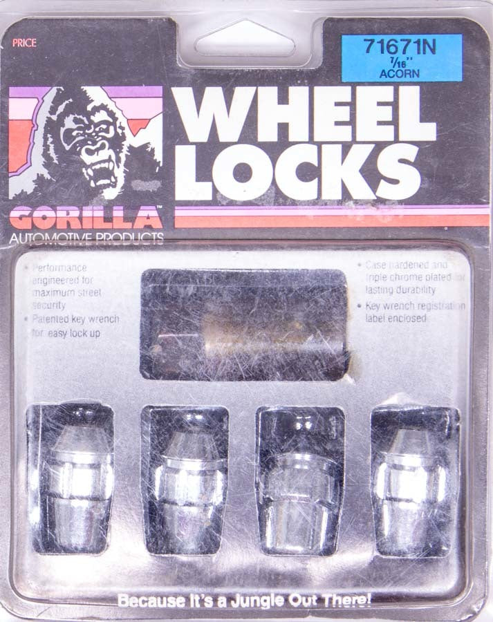 Gorilla Automotive Products 71681N Wheel Lock 1/2 Acorn (4) Gorilla Automotive Products 71681N