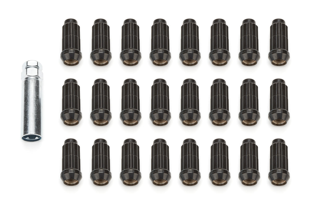 Gorilla Automotive Products K6TS-14150BGR 14mm x 1.50 6 Lug Kit Black Chrome Small Dia. Gorilla Automotive Products K6TS-14150BGR