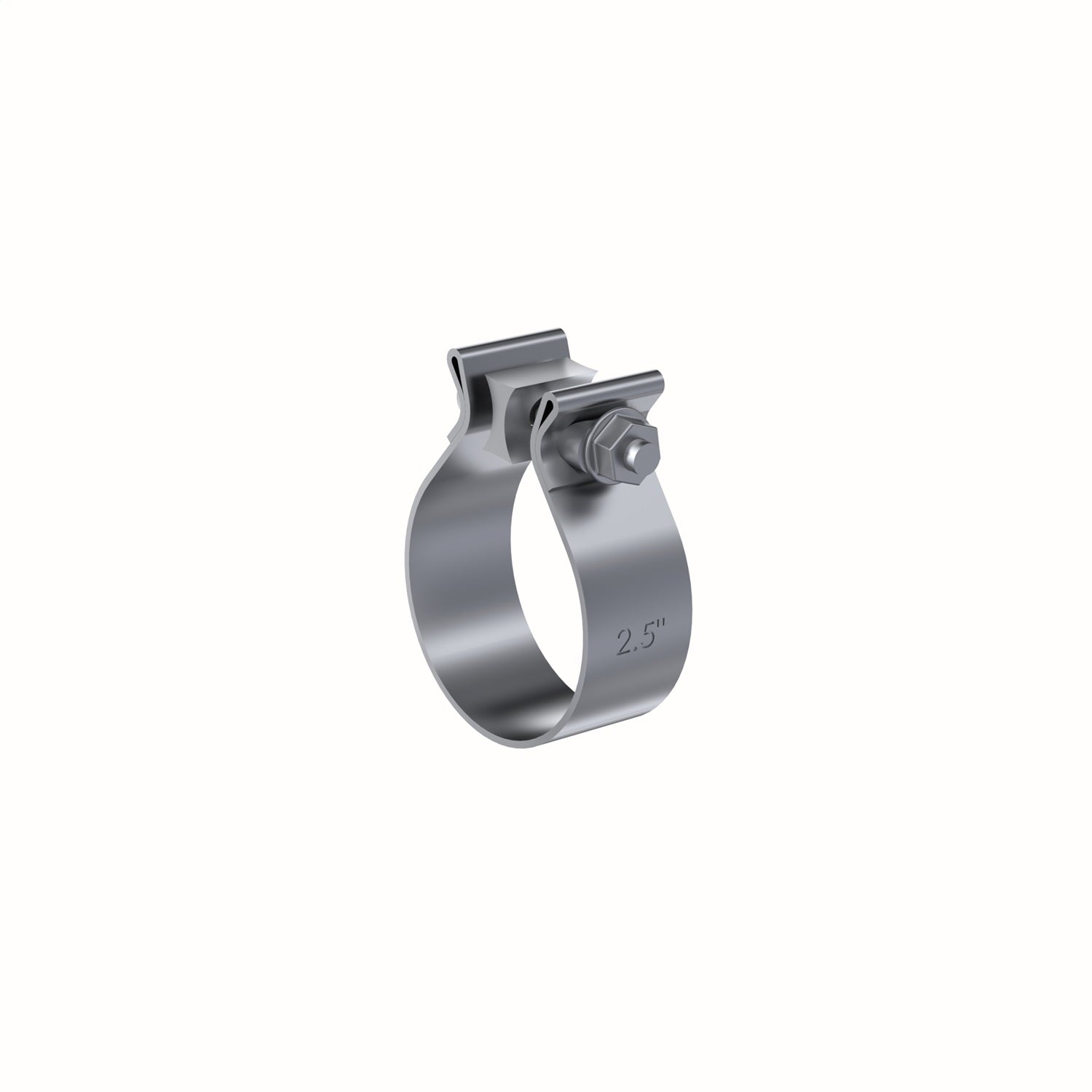 MBRP Exhaust GP25ACS Garage Parts Band Clamp; 2.5 in. Diameter; Stainless Steel; MBRP Exhaust GP25ACS