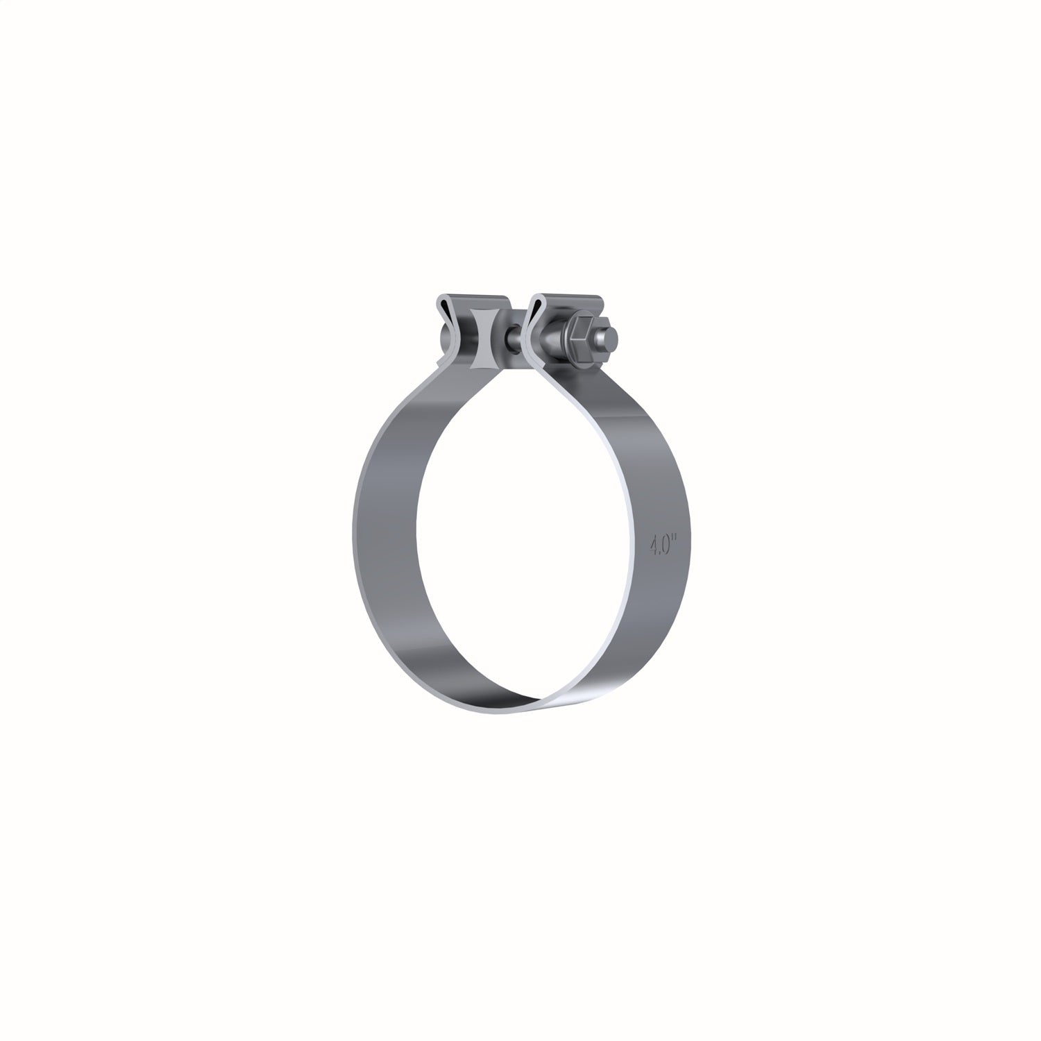 MBRP Exhaust GP4ACS Garage Parts Band Clamp; 4 in. Diameter; Stainless Steel; MBRP Exhaust GP4ACS