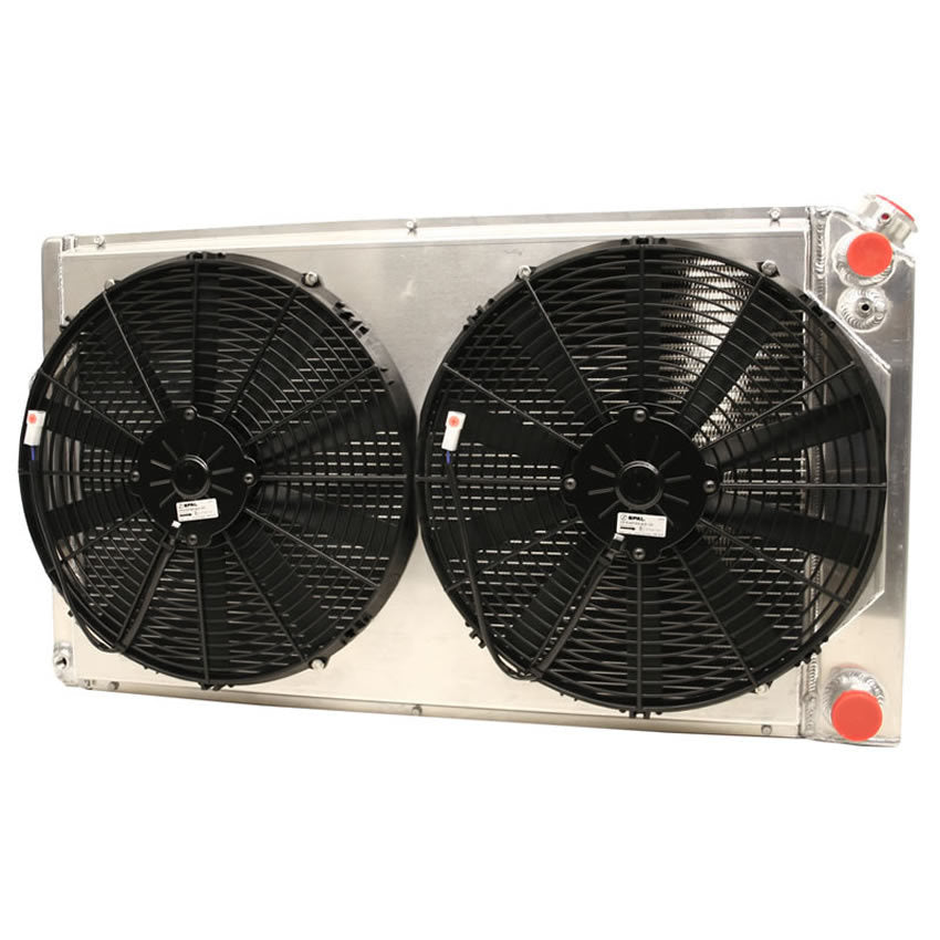 Griffin Radiators CU-00009-LS Radiator Combo Unit GM A & F Body LS w/o Trans Griffin Radiators CU-00009-LS