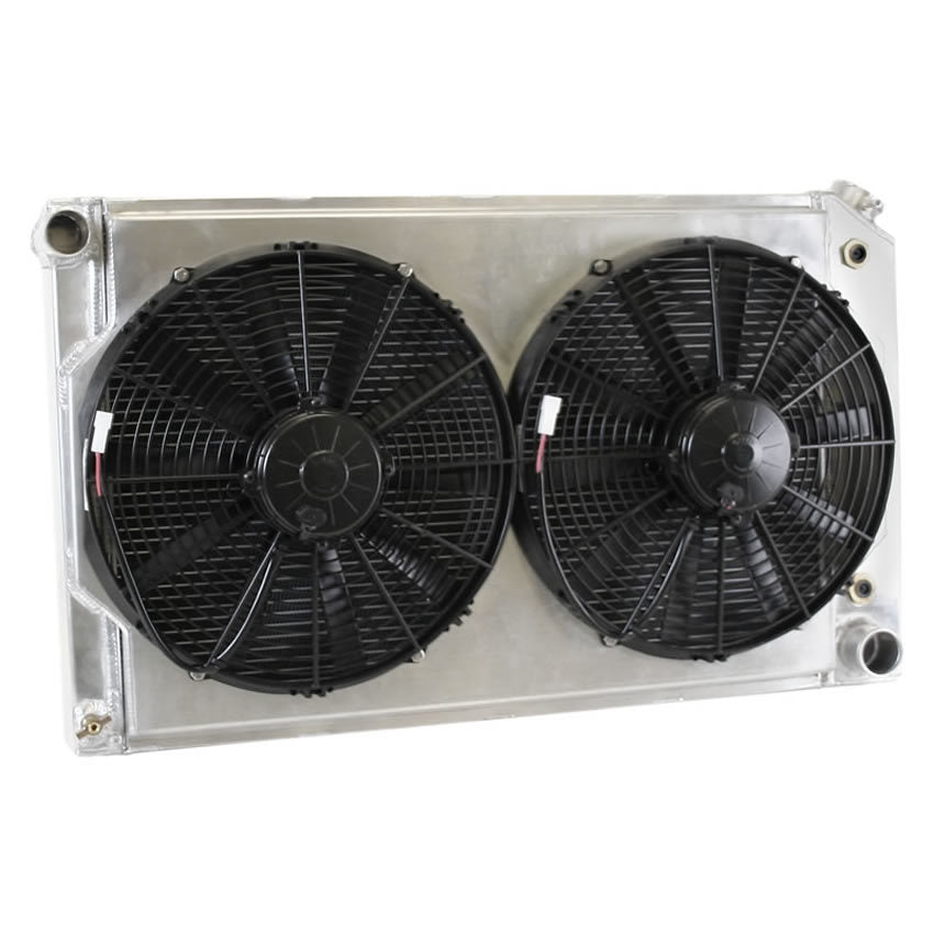 Griffin Radiators CU-70008 Radiator Combo Unit GM A & G Body Griffin Radiators CU-70008