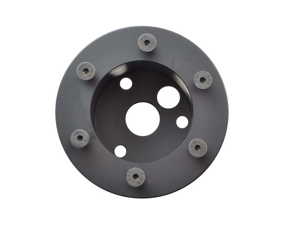 GT Performance 20-3006 GT3 Hub Adaptor 3 to 6 Bolt Black GT Performance 20-3006