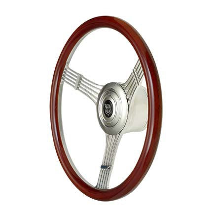 GT Performance 21-4247 Steering Wheel Retro Banjo Wood Pol. Spokes GT Performance 21-4247