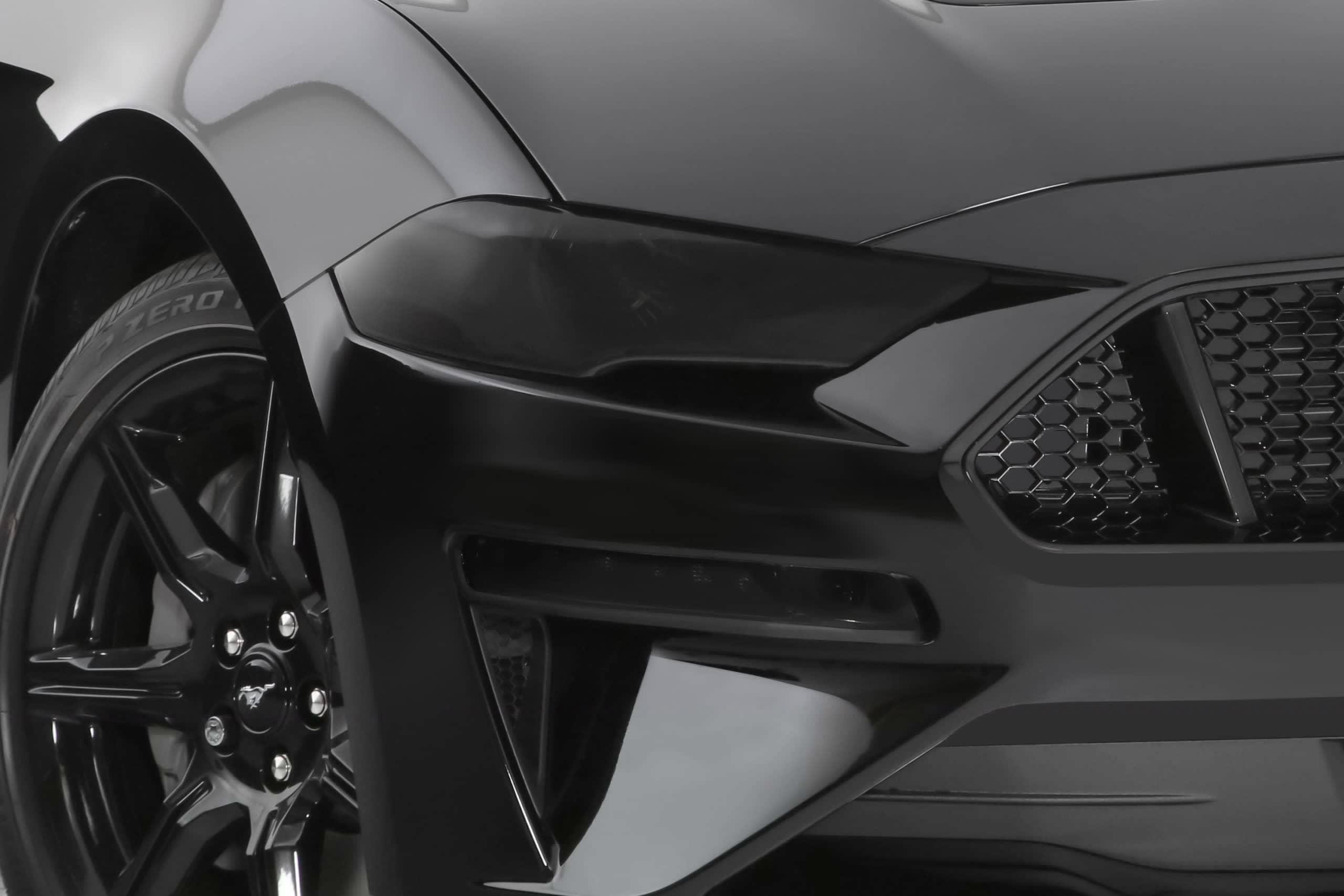 GT Styling GT0253TSS SMOKE FRONT TURN SIGNAL COVERS 18-25 MUSTANG GT Styling GT0253TSS