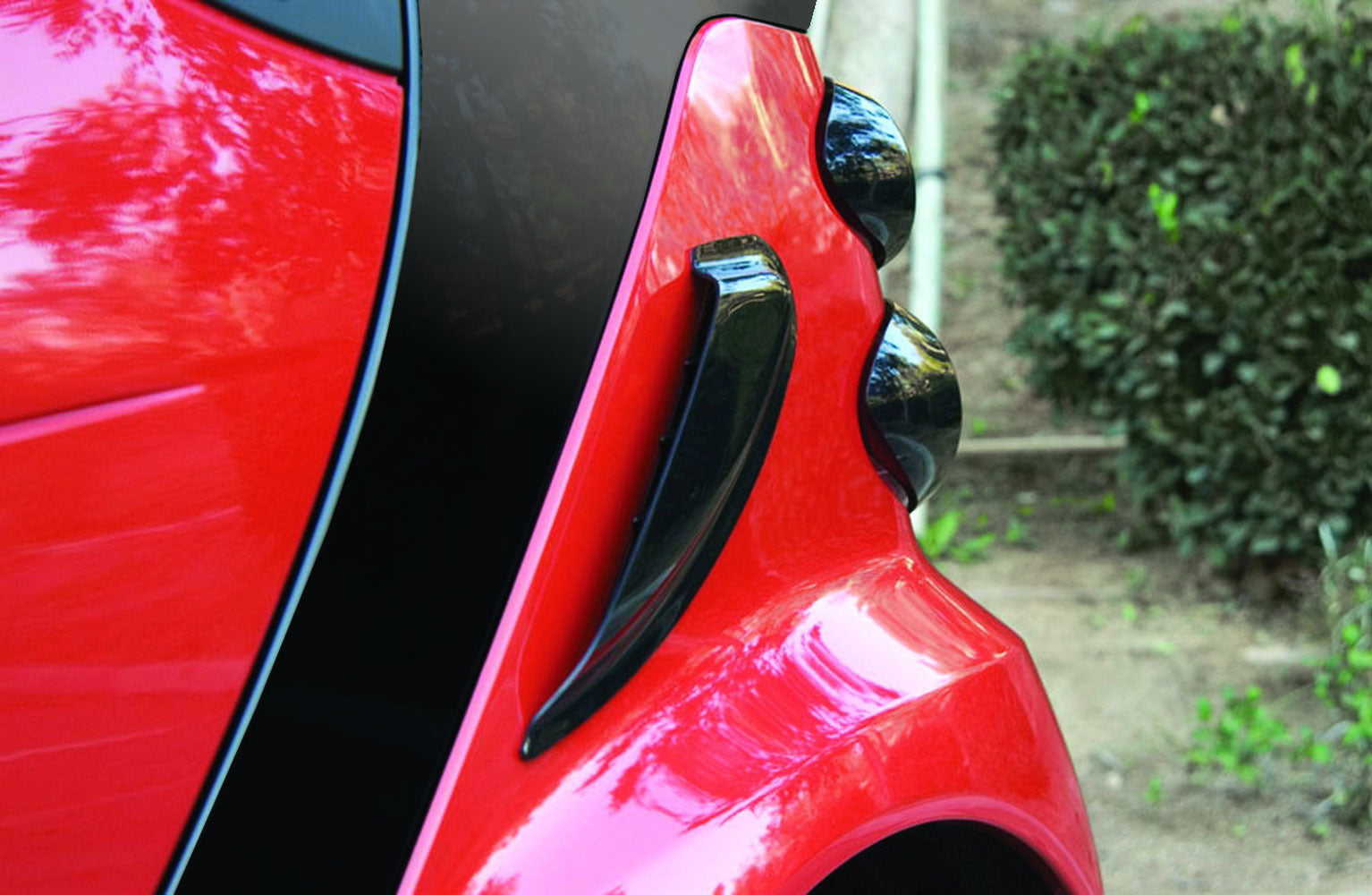GT Styling GT4811 Air Scoop  1 Pc.  Smoke GT Styling GT4811