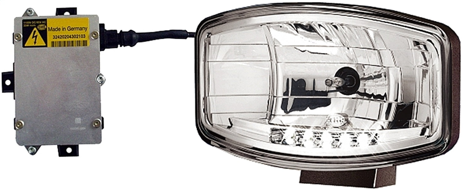 Hella H12773021 Jumbo 320 Xenon Single Driving Lamp with LED Position Lamp Hella H12773021