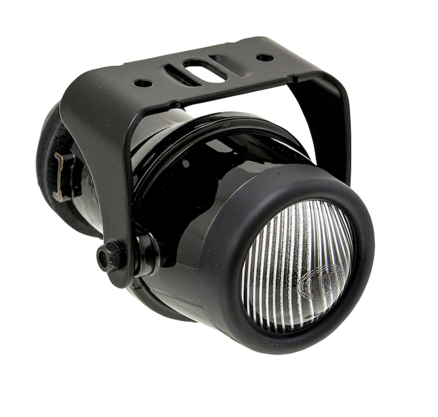 Hella H13090611 Micro DE Halogen Fog Lamp Kit With Black Housing H3 12V 55W Hella H13090611