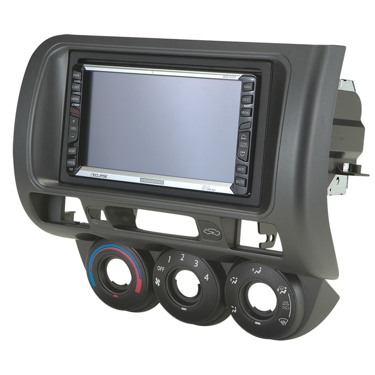 Scosche HA1558B Custom Fit ISO Double DIN Or Single DIN w/Pocket Dash Kit Scosche HA1558B
