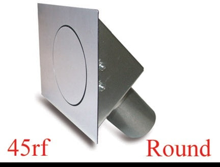 Hagan Street Rod 45RF Round Fuel Door  Flat Surfaces Hagan Street Rod 45RF