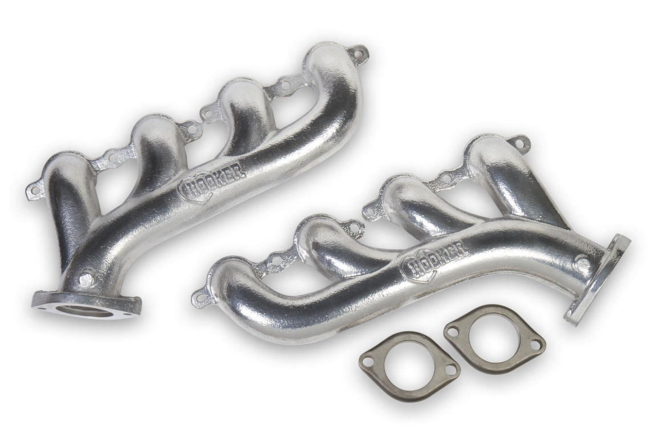 Hooker 8501-1HKR GM LS Cast Iron Exhaust Manifolds Silver Finish Hooker 8501-1HKR
