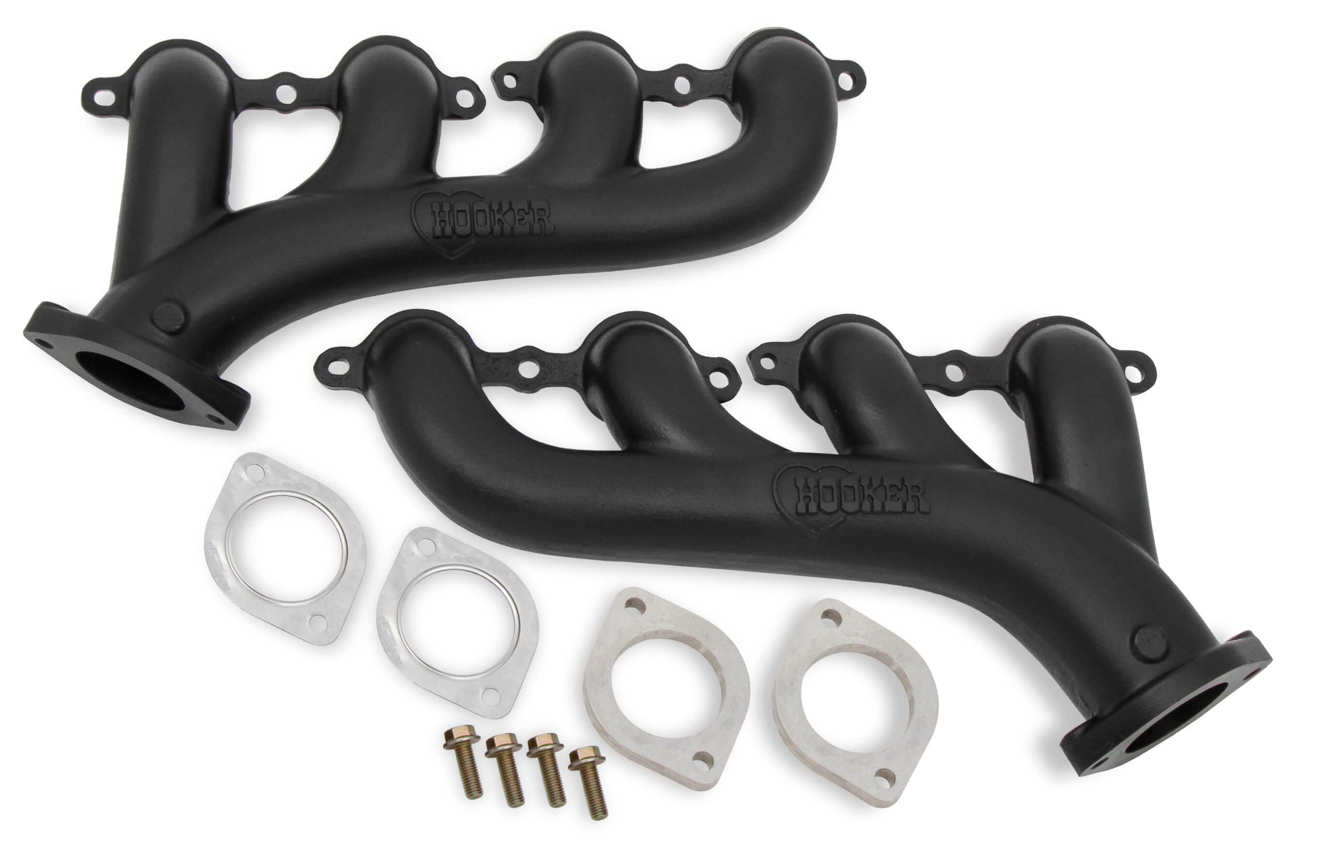 Hooker 8502-3HKR GM LS Cast Iron Exhaust Manifolds w/2.5in Outlet Hooker 8502-3HKR