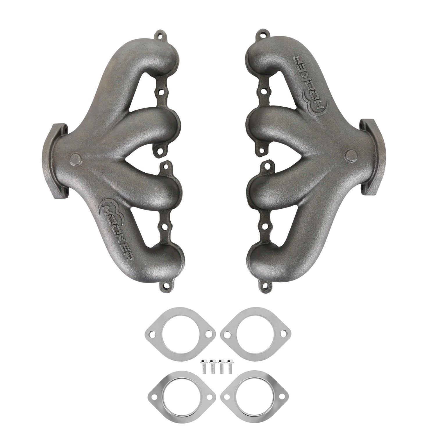 Hooker 8504HKR Exhaust Manifold Set GM LS - Center Dump Hooker 8504HKR