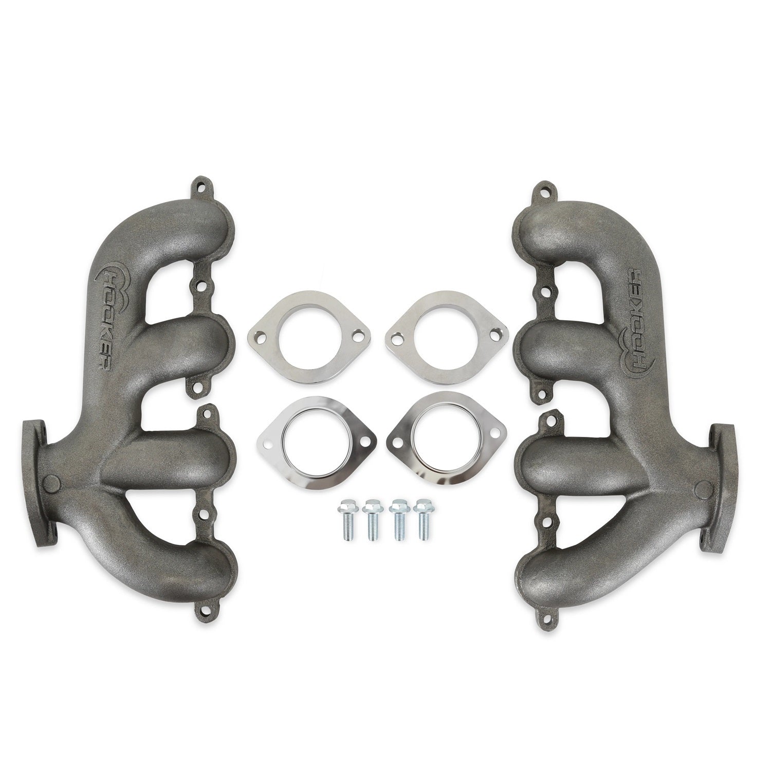 Hooker 8505HKR Exhaust Manifold Set GM LS Rear Dump Hooker 8505HKR