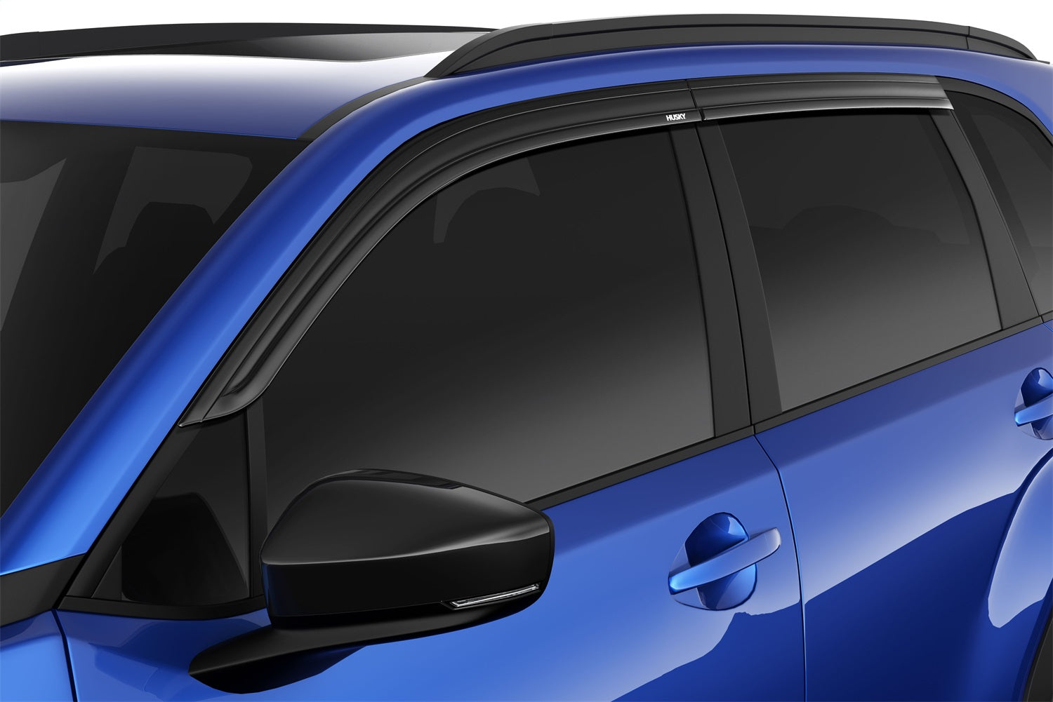 Husky Liners 2854127 Low Profile Ventvisor Deflector; Smoke; Outside Mount; 4 pc. Husky Liners 2854127