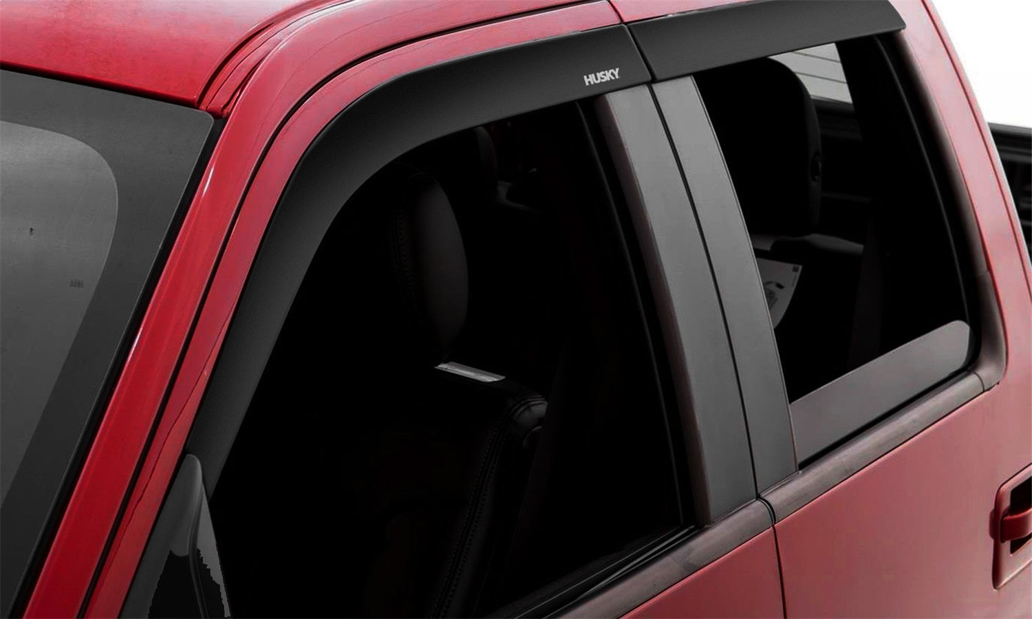 Husky Liners 2854074 Low Profile Ventvisor Deflector; Smoke; Outside Mount; 4 pc. Husky Liners 2854074