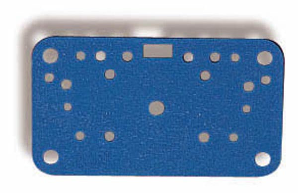 Holley 108-90-2 Metering Block Gasket; For Model 4160/4175; Non-Stick; 2 Per Package; Blue; Holley 108-90-2