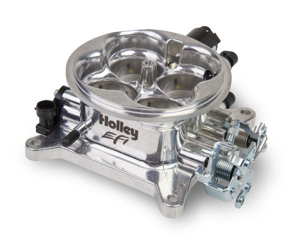 Holley EFI 112-588 Throttle Body; 4150 Flange; 4 bbl; 1000 cfm; Polished; Holley EFI 112-588