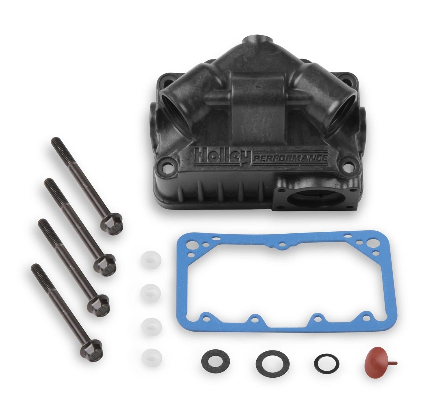 Holley 134-71HB Aluminum V Bowl Kit; Primary Bowl; Center Hung Float; Hard Core Gray; Holley 134-71HB