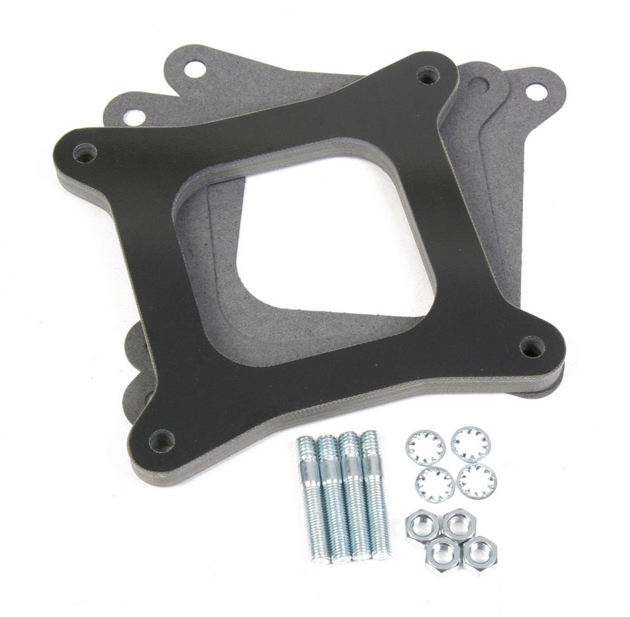 Holley 17-62 Carburetor Adapter; For 4150 Flange; Open; 0.5 in. Height; Phenolic; Holley 17-62