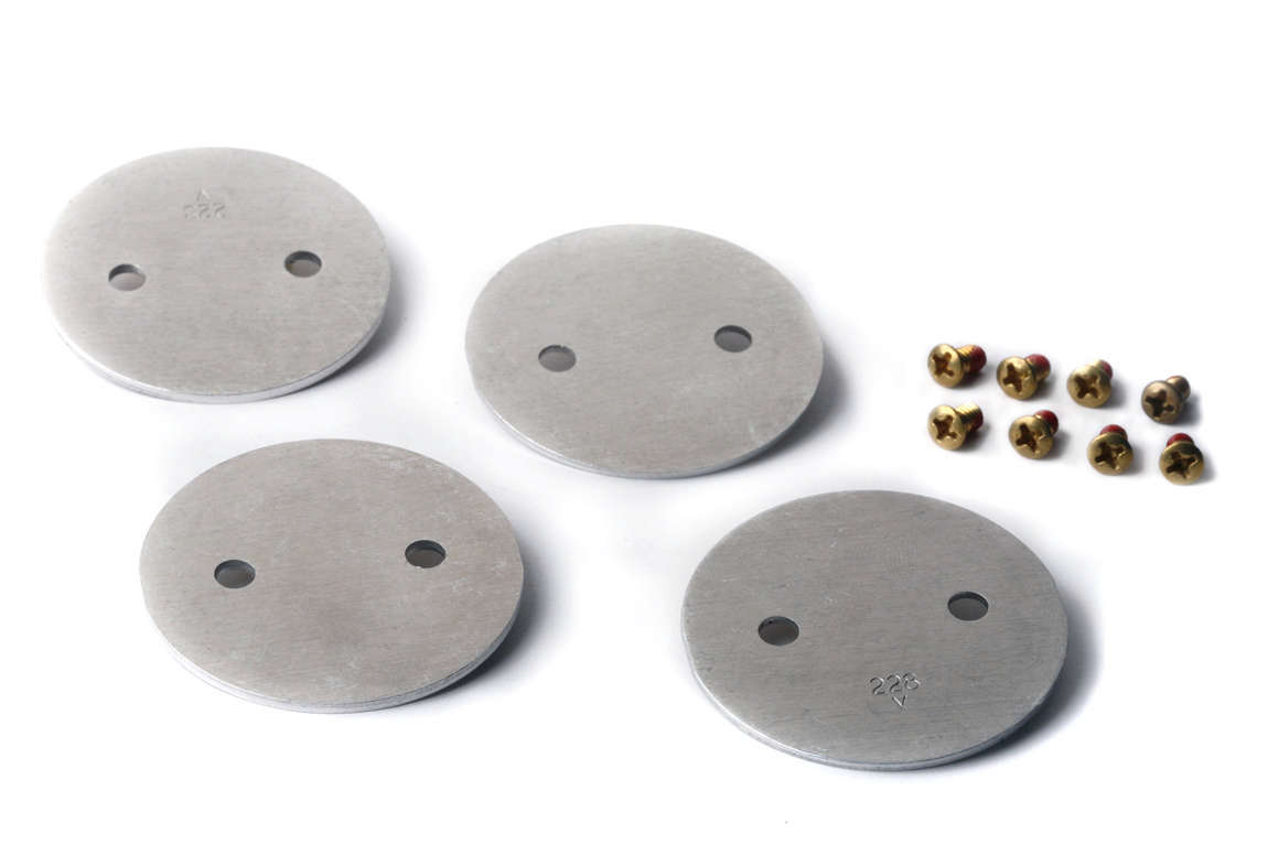 Holley 26-100 Carburetor Throttle Plate Kit; 2 in. Plate Dia.; No Hole; Holley 26-100