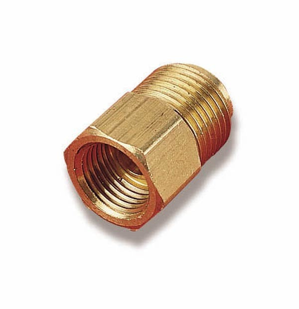 Holley 26-70 Fuel Line Fitting; Adapter; Connect 3/8 in. To A 5/16 in. Fuel Line; Holley 26-70