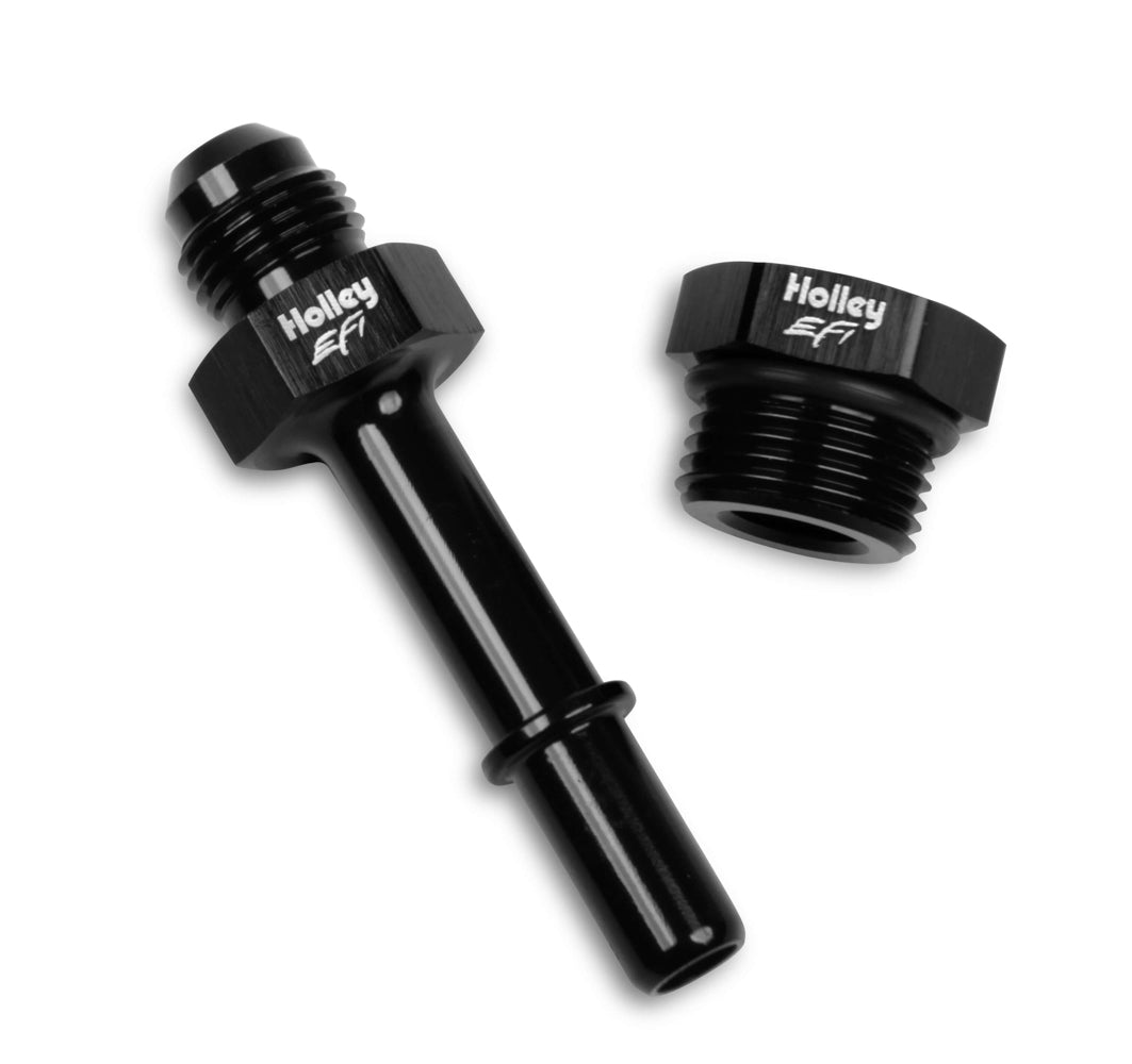 Holley EFI 534-211 Fuel Rail Adapter Kit Quick Connect GM Rail Holley EFI 534-211
