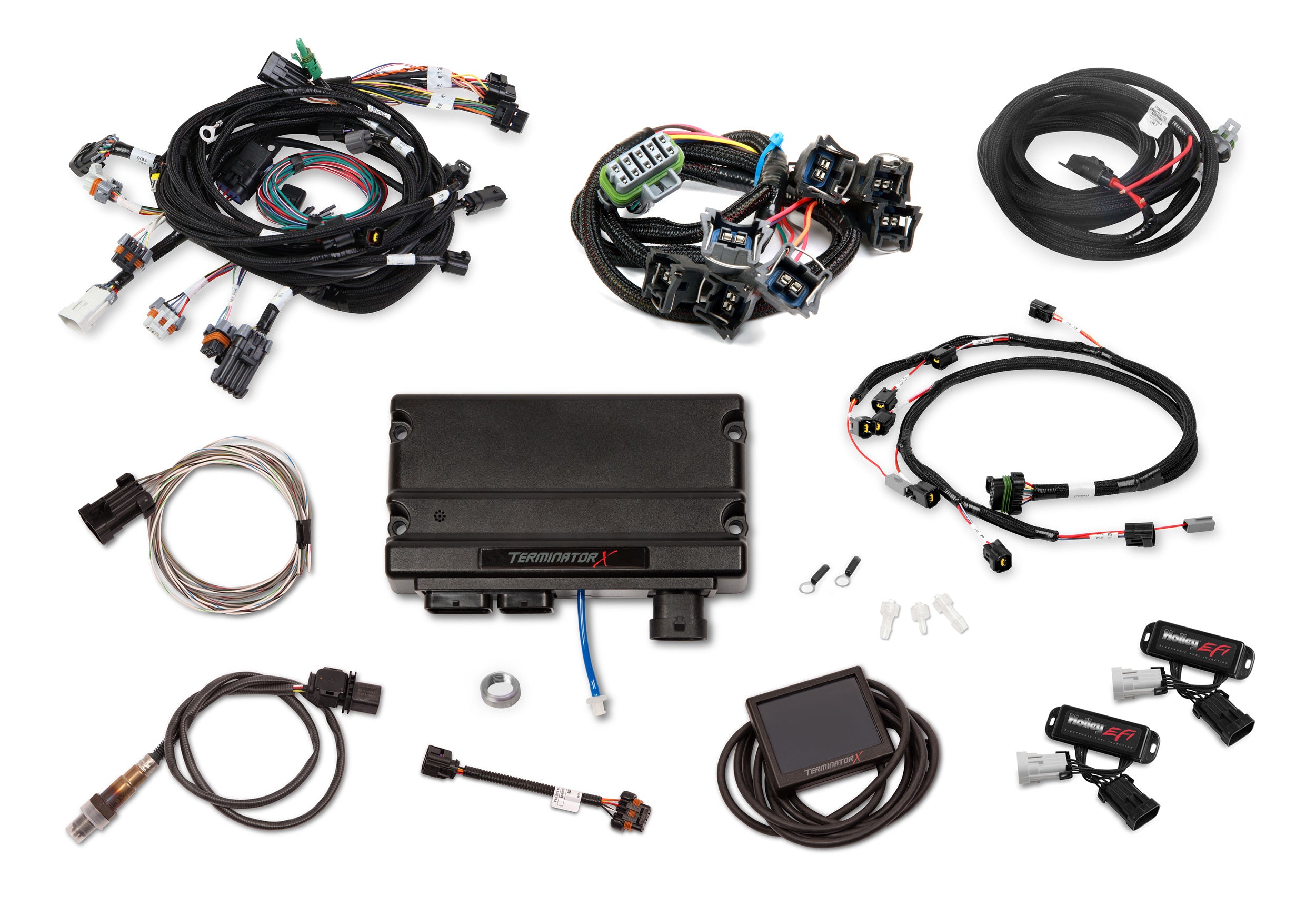 Holley EFI 550-1216 EFI Terminator-X Kit Ford 2V Mod Motor Holley EFI 550-1216