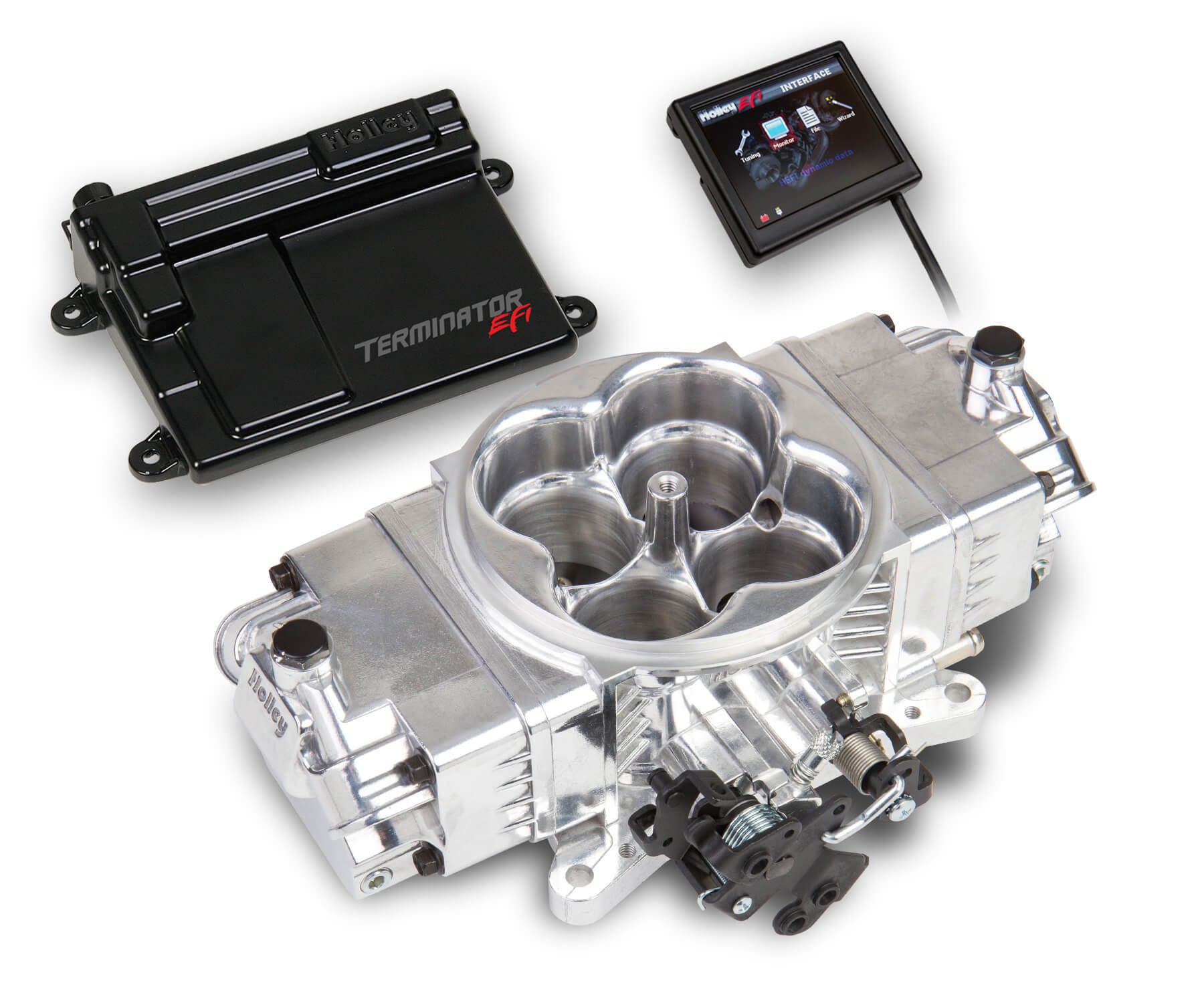 Holley EFI 550-440K Terminator Stealth EFI Master Kit - Shiny Holley EFI 550-440K