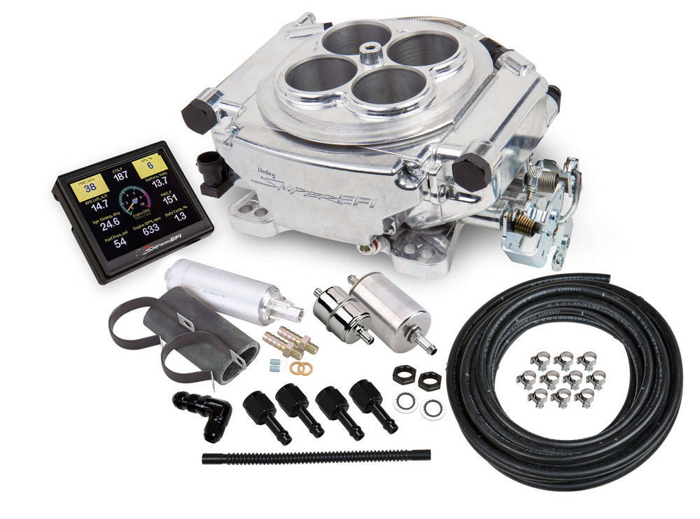 Holley EFI 550-510K Sniper EFI Master Kit Shiny Finish Holley EFI 550-510K