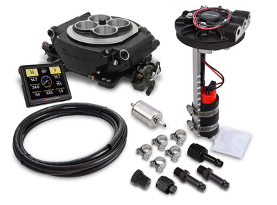 Holley EFI 550-511D Sniper EFI Master Kit - 4150 - Black Ceramic Holley EFI 550-511D