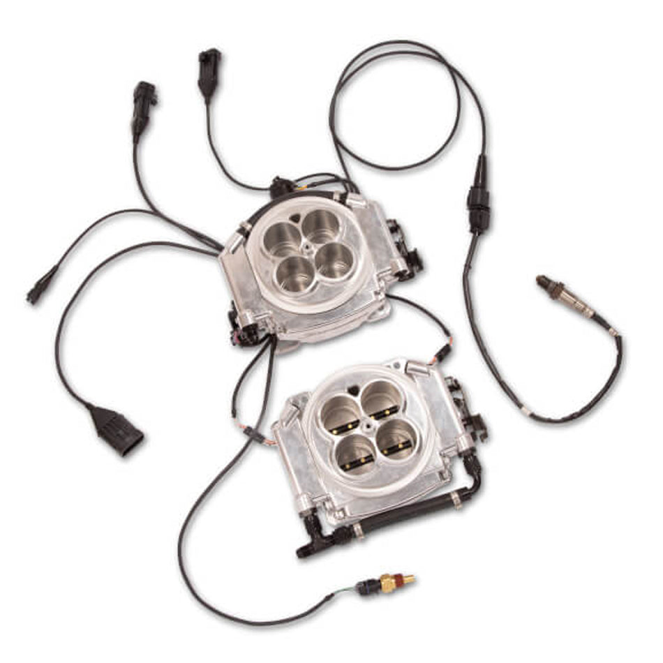 Holley EFI 550-527 Sniper 4150  2x4 EFI Kit - Polished Holley EFI 550-527
