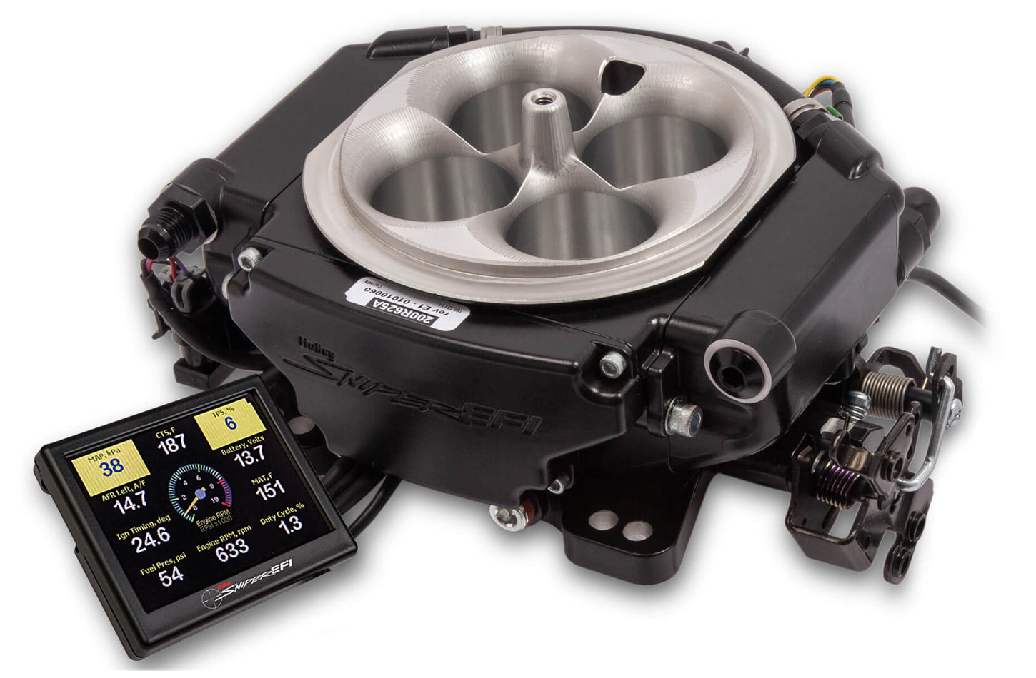 Holley EFI 550-545 Sniper EFI Xflow System 900 CFM Black Finish Holley EFI 550-545